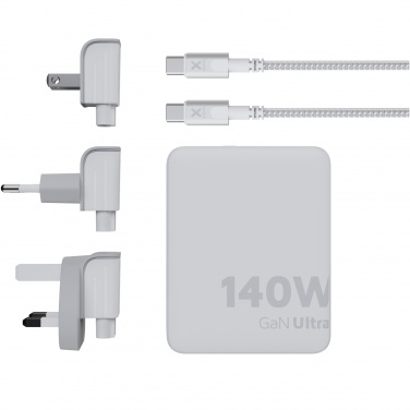 Logo trade ärikingituse pilt: Xtorm XVC2140 GaN Ultra 140 W reisilaadija 240 W USB-C PD kaabliga
