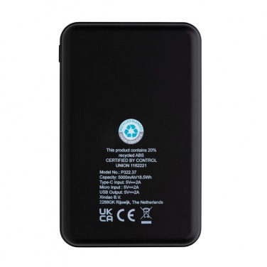 Logotrade reklaamkingi foto: RCS taaskasutatud plastist 5000 mAh Powerbank