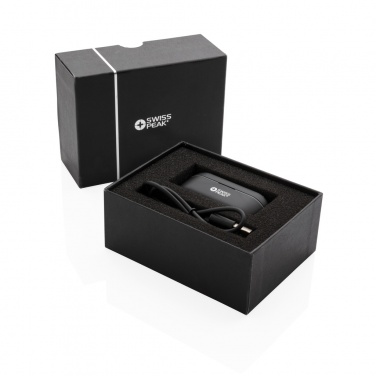 Logotrade firmakingituse foto: Šveitsi tipp TWS kõrvaklapid