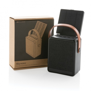 Logo trade reklaamkingi pilt: Skywave RCS taaskasutatud plastikust päikesekõlar 12W