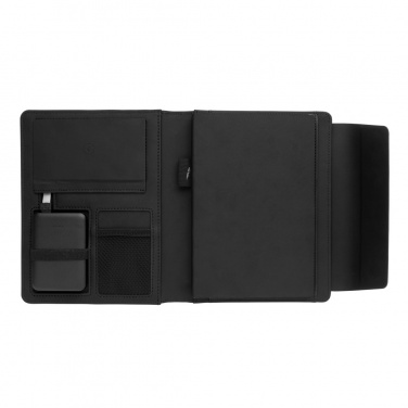 Logotrade reklaamkingituse foto: Fiko juhtmevaba laadimise A5 portfell koos akupangaga