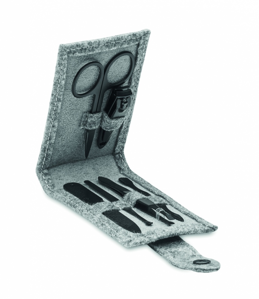 Logo trade reklaamtooted foto: RPET vildist 6-osaline maniküürikomplekt