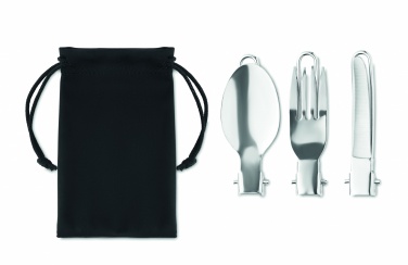 Logotrade firmakingituse foto: 3-osaline matkasöögiriistade komplekt