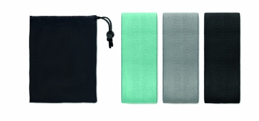 Logotrade reklaamtooted pilt: Komplektis 3 fitnessrihma kotis
