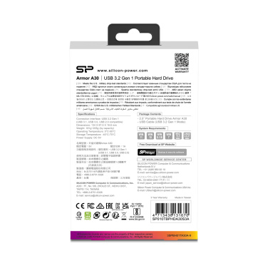 Logo trade ärikingid foto: Silicon Power kõvaketas Armor A30 2TB