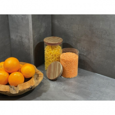 Logotrade firmakingid pilt: Klaasist säilitusnõu kaanega ONTARIO 1000 ml