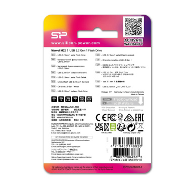 Logo trade reklaamtooted foto: Mälupulk Silicon Power Marvel – M02 3.2 16GB