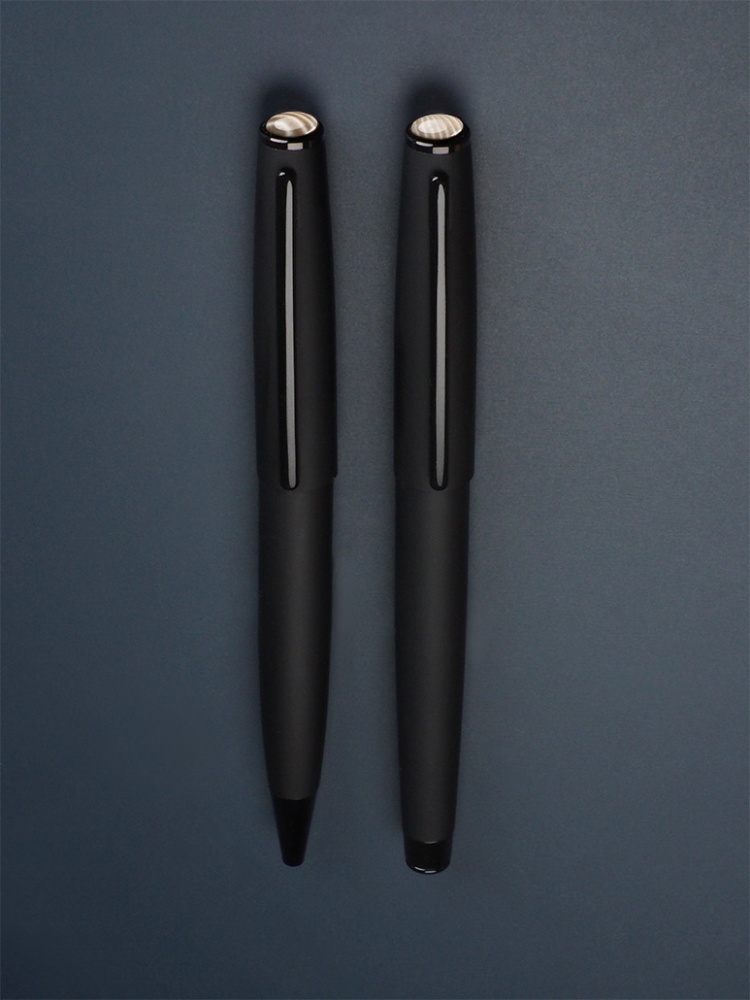 Logo trade meene pilt: Triibuline tulekivi pastapliiatsite komplekt 1284036