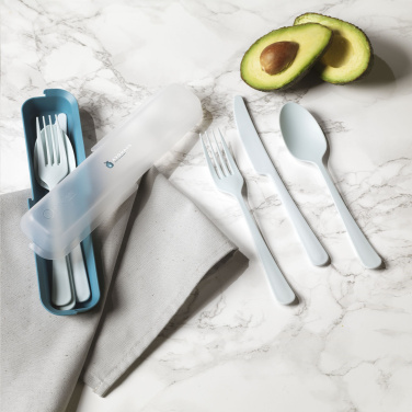 Logo trade firmakingid foto: Välitingimustes kasutatav 6-osaline söögiriistade komplekt