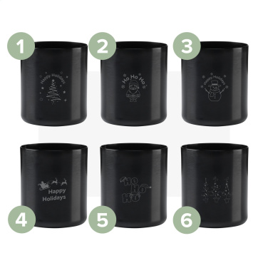 Logotrade meene foto: Woooshi lõhnaküünal True Wood X-Mas