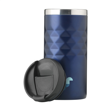 Logotrade ärikingid pilt: Geomeetriline mustriga RCS 280 ml termotass