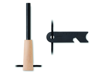 Logotrade reklaamkingid pilt: FUEGOR männipuidust süütevahendite komplekt