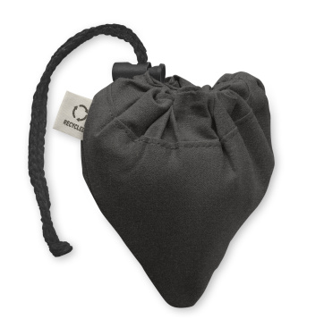 Logo trade reklaamtoote pilt: CARRIE must kokkupandav ostukott 140 gr/m²