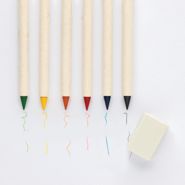 Logo trade firmakingid foto: Micki GRS infinity 6tk värvipliiatsi komplekt koos märkmikuga