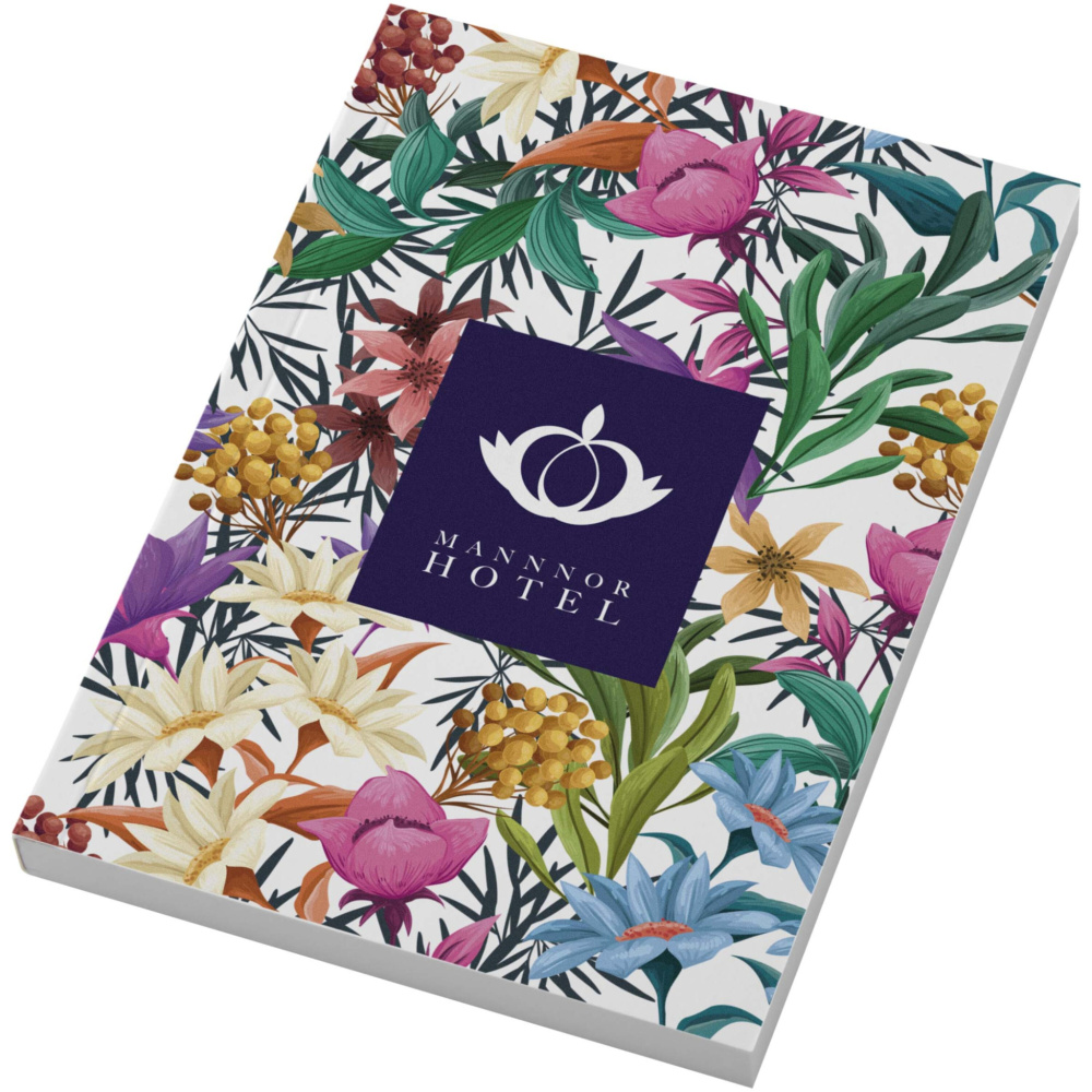 Logo trade ärikingi pilt: Novella Austen A6 pehmekaaneline märkmik - 100 lehte