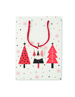 Logo trade ärikingituse pilt: Keskmise suurusega paberkinkekott BOSSA