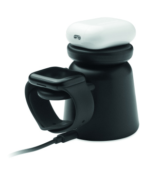 Logotrade firmakingid pilt: 3-ühes juhtmevaba laadija 15W SIMPA