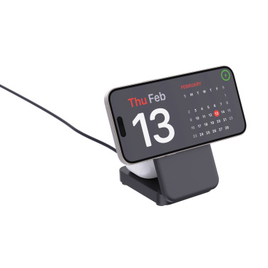 Logotrade ärikingitused pilt: Urban Vitamin Arcadia RCS plastikust 15W 3in1 magnetiline laadija