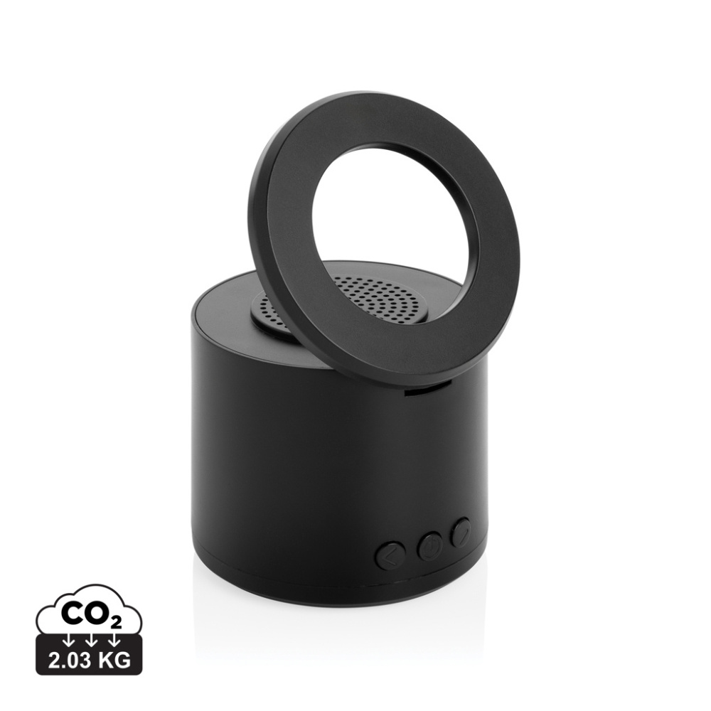 Logo trade ärikingi pilt: Magpulse RCS taaskasutatud plastist 3W kõlar magnetilise hoidikuga