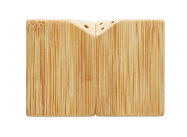 Logo trade firmakingid foto: Bambusest soola- ja piprakomplekt BOTH