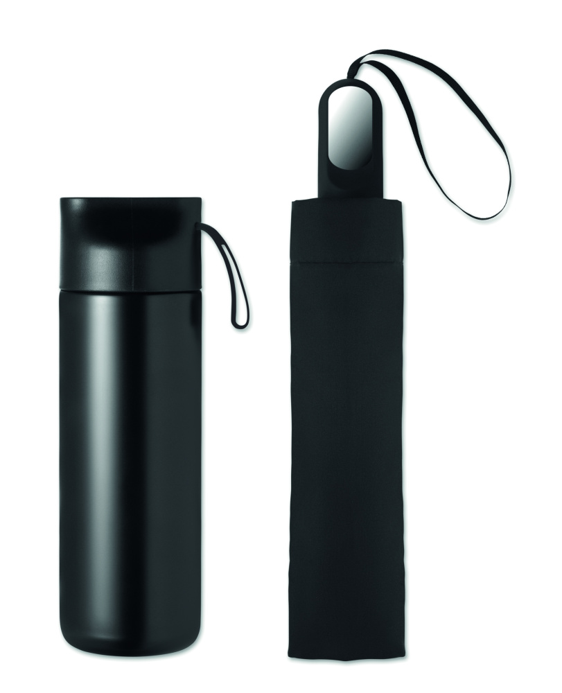 Logo trade ärikingitused foto: HITHERE kinkekomplekt termospudeli ja vihmavarjuga