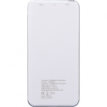 Logo trade mainostuotet tuotekuva: Langaton Constant-varavirtalähde LED-näytöllä, 10 000 mAh