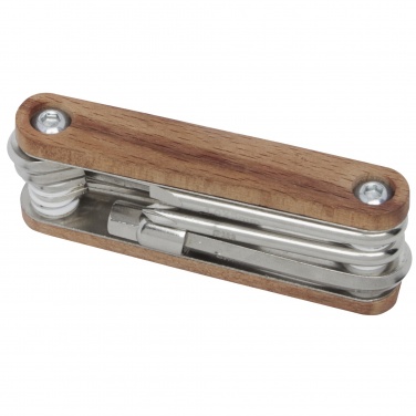 Logotrade mainoslahja tuotekuva: Fixie 8-toimintoinen puinen polkupyörän monitoimityökalu