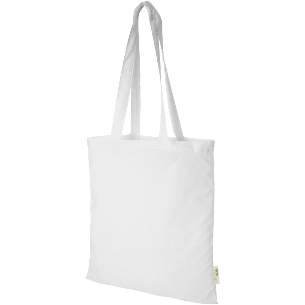 Logotrade liikelahjat mainoslahjat tuotekuva: Orissa 140 g/m² organic cotton tote bag 7L