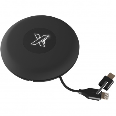 Logo trade mainoslahjat ja liikelahjat kuva: SCX.design C18 3-in-1 kaapeli, valaistuva, helposti kuljetettava