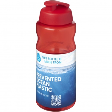 Logotrade liikelahja tuotekuva: H2O Active® Eco Big Base 1 litran urheilujuomapullo flip lid -kannella