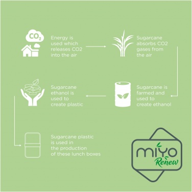 Logo trade mainostuote kuva: MIYO Renew kaksikerroksinen lounasrasia