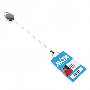 Logotrade liikelahja tuotekuva: ABS rullaklipsi avaimenperä RCS-kierrätysmateriaalia