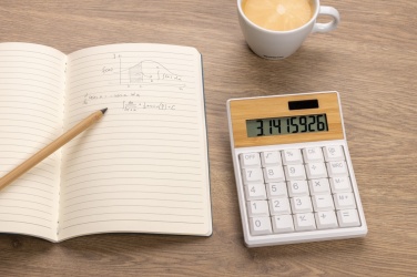 Logo trade liikelahjat tuotekuva: Utah laskin RCS muovista ja bambusta