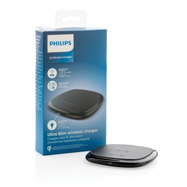 Logo trade mainoslahja ja liikelahja tuotekuva: Philips 10W langaton laturi Qi
