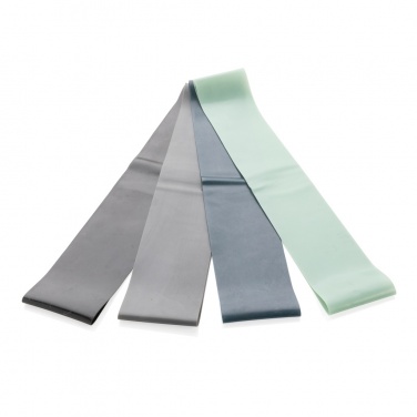 Logotrade mainostuote tuotekuva: 4 kpl vastuskuminauhat pussukassa