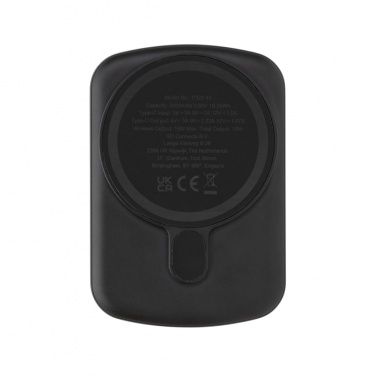 Logo trade liikelahja mainoslahja tuotekuva: MagBoost 5000mAh magneettinen virtapankki RCS muovista