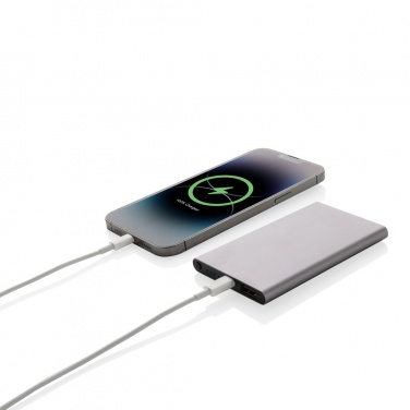 Logo trade liikelahja mainoslahja tuotekuva: 4000mAh virtapankki USB-C:llä RCS muovista/alumiinista