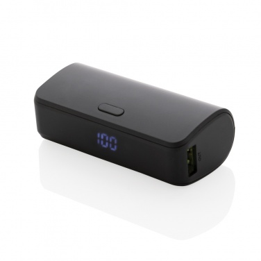 Logo trade liikelahja mainoslahja tuotekuva: FlashCharge 5000mAh pikalatausvirtapankki RCS muovista