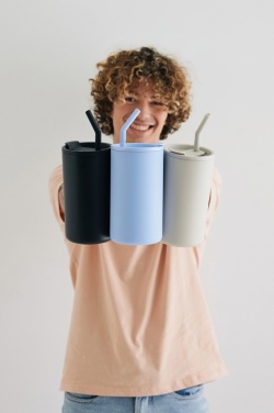 Logotrade mainoslahja tuotekuva: Cube RCS -sertifioitu muki kierrätetystä teräksestä 800ml