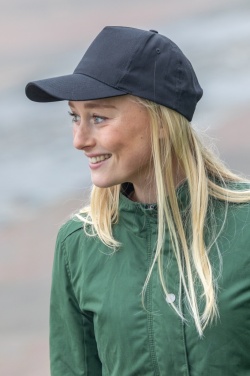 Logo trade mainoslahja ja liikelahja tuotekuva: Impact 5-paneelinen lippalakki kierrätetystä puuvillasta