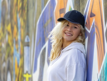 Logotrade mainoslahja ja liikelahja kuva: Impact AWARE™ lippalakki 6 paneelilla harjatusta puuvillasta