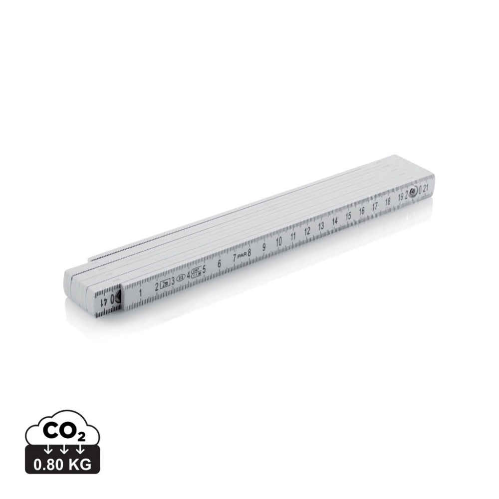 Logotrade mainoslahja tuotekuva: Lasikuituinen taittoviivain