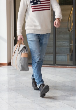 Logotrade liikelahja tuotekuva: Canvas-laptoplaukku - PVC-vapaa