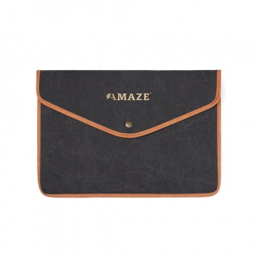 Logotrade liikelahjat kuva: VINGA Bosler 16" kannettava laukku kierrätetystä canvasta