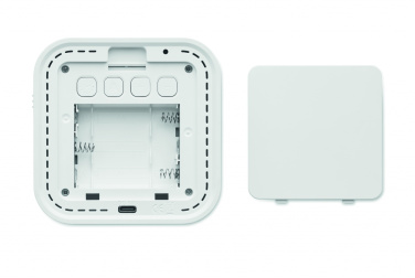 Logo trade liikelahjat tuotekuva: ABS/RPET herätyskello Stuttgart