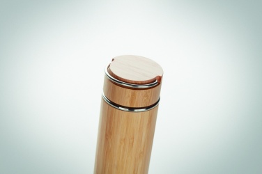 Logo trade mainostuote kuva: Bambu termospullo 400 ml TAMPERE