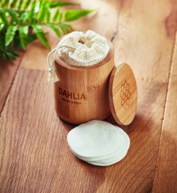 Logo trade liikelahjat tuotekuva: Bambu vanulappu rasia