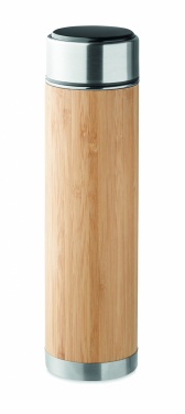 Logo trade liikelahja kuva: Bambu termospullo 480 ml PANAY
