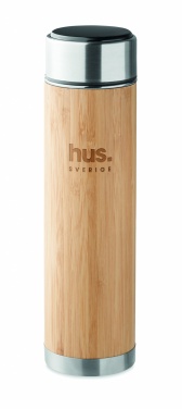 Logotrade mainostuotet kuva: Bambu termospullo 480 ml PANAY
