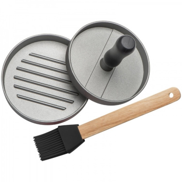 Logotrade liikelahjat mainoslahjat tuotekuva: Hampurilainen puristin silikoniharjalla TEXAS